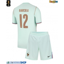 Maglie da calcio Francia Bradley Barcola #12 Seconda Maglia Bambino Mondiali 2026  Manica Corta + Pantaloni corti)